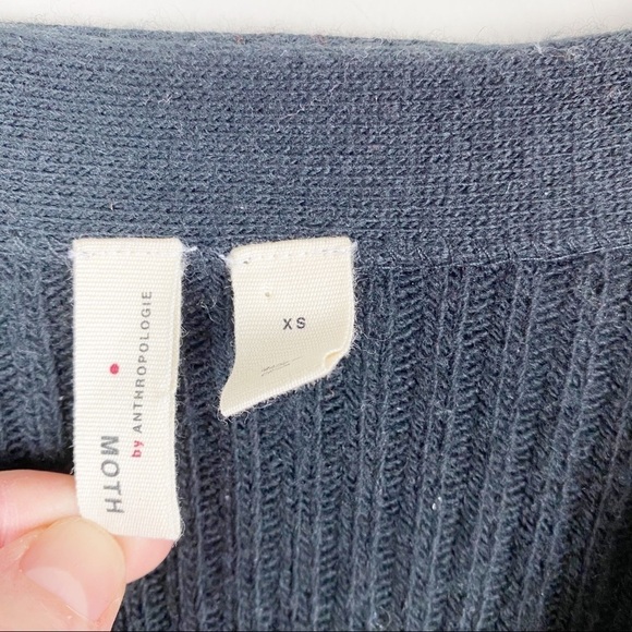 Moth Black Sweater with Bell Sleeves - Picture 5 of 10